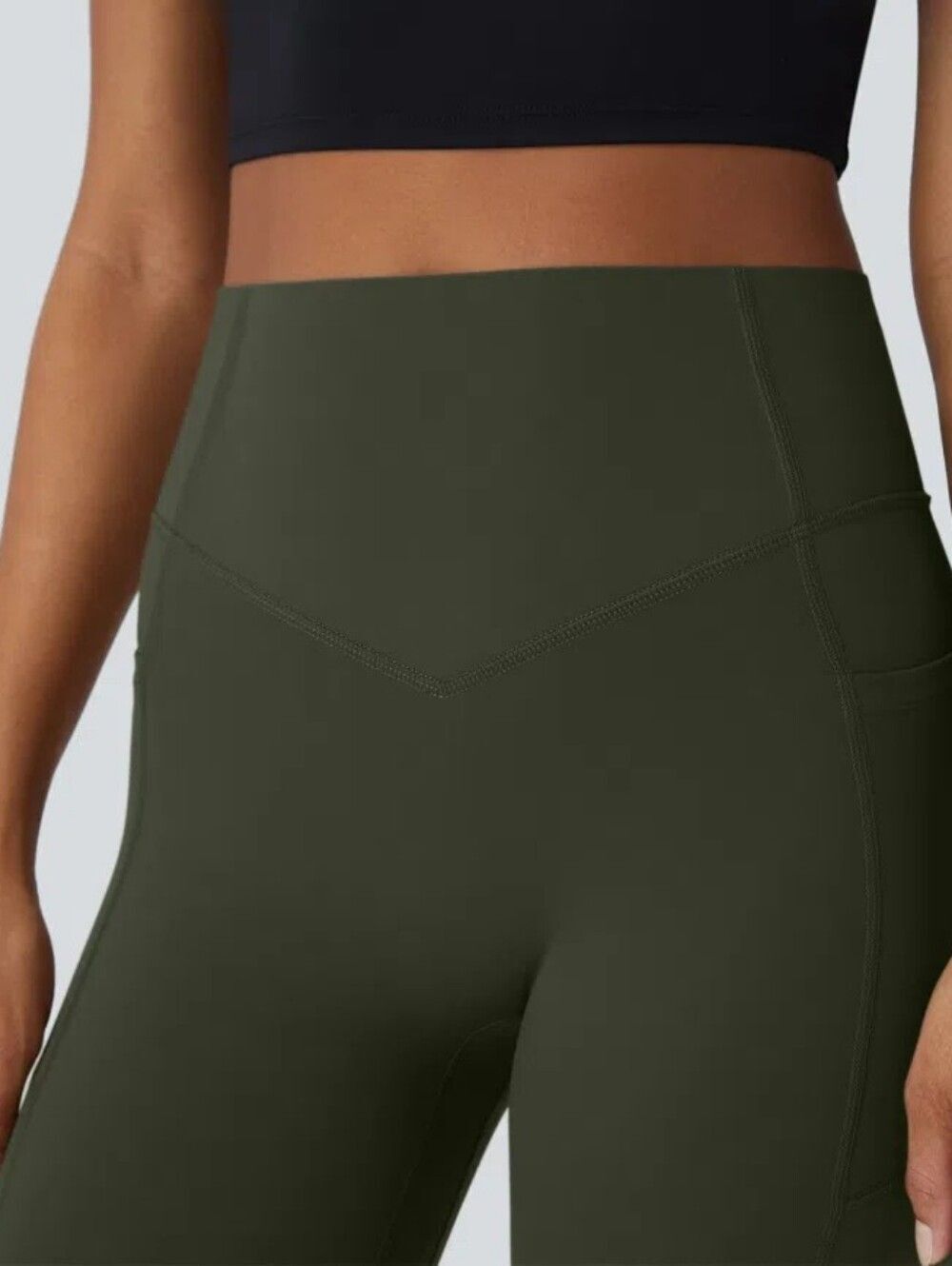 Halara UltraSculpt™ High Waisted Tummy Control Shaping Training 7/8 Leggings L - Picture 6 of 15